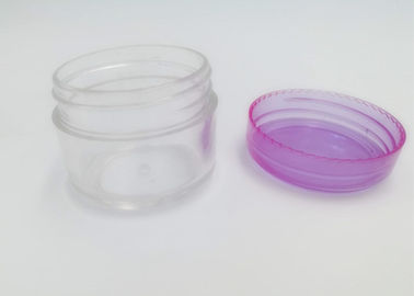 20g Capacity Clear Plastic Cosmetic Jars , Small Empty Plastic Lotion Jars