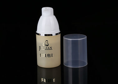 15ml 30ml Airless Liquid Foundation Pump Bottle , Airless Bottles W Pump & Cover