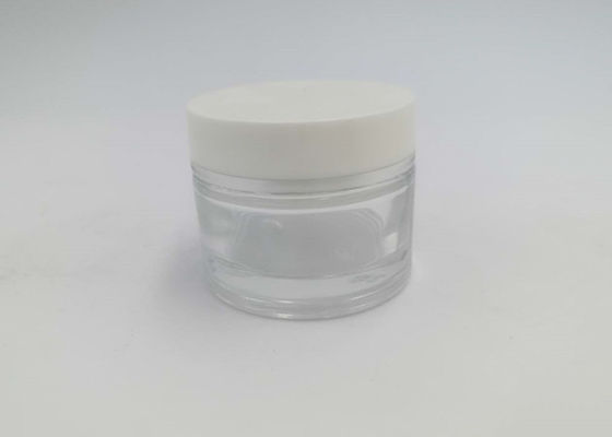 Leere transparente kosmetische Plastikgläser 60g für Hautpflege sahnen Verpackung