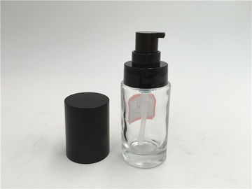 30ml leeren kosmetische Glasflaschen für Creme, Glaslotions-Flaschen Witn-Pumpe