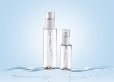 leeren runde Lotions-Pumpflasche 50ML 130ML, Leck-Beweis PETG kosmetische Flaschen